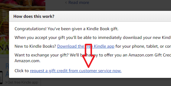 click on Request Gift Credit 9
